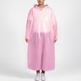 thumbnail image 2 of Versatile Wraps for All Seasons Oversized Raincoat with Lace Design and Button Closure for Outdoor Activities and Casual, 2 of 4