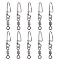 thumbnail image 4 of Bgsha 30 Pack Ball Bearing Fishing Swivels Snap Coastlock Fishing Line Connector, 4 of 9