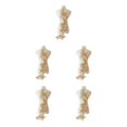 thumbnail image 2 of relayinert Belle Robe en Dentelle Florale Applique Patch pour Robes de Mariage Uniques Robe de Mariage Unique Dentelle Applique Or 5Set, 2 of 6