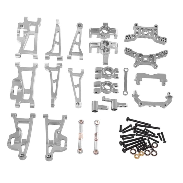 Xuanheng 1/14 RC Car Upgrades Accessories Front and Rear Shock Tower for 14210 Trucks silver