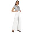 thumbnail image 2 of Bimba Stylish Solid Dungaree For Womens Adjustable Strap Loose Rayon Romper Pants, 2 of 6