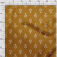 thumbnail image 3 of oneOone Viscose Chiffon Brown Fabric Asian Block Sewing Craft Projects Fabric Prints By Yard 42 Inch Wide, 3 of 4