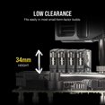 thumbnail image 4 of Vengeance LPX 8GB DDR4 3600MHz 3200MHz 2666MHz 1.35V Desktop Memory XMP2.0 Black 2PCS 8G 2666 MHz, 4 of 5