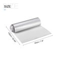 thumbnail image 2 of Unique Bargains Smooth Solid Color Faux Leather Sheets,PU Leather for DIY 20 x 135cm Silver Tone, 2 of 4