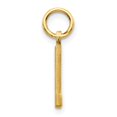 thumbnail image 2 of Diamond2Deal 14K Yellow Gold Satin Letter L Initial Pendant for Women, 2 of 6
