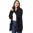 thumbnail image 3 of GRACE & GRANDEUR Women's Plus Size Long Sleeves Sweater Cardigan, 3 of 6