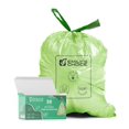thumbnail image 1 of Emily's Choice Heavy Duty Biodegradable Tall Kitchen Trash Bag (50 count) with D2W Technology, Custom Fit compatible with Simplehuman Code, 1 of 2