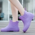 thumbnail image 2 of Women's Rain Shoes Rubber Boots with Non- Detachable Design for Outdoor Activities, 2 of 5
