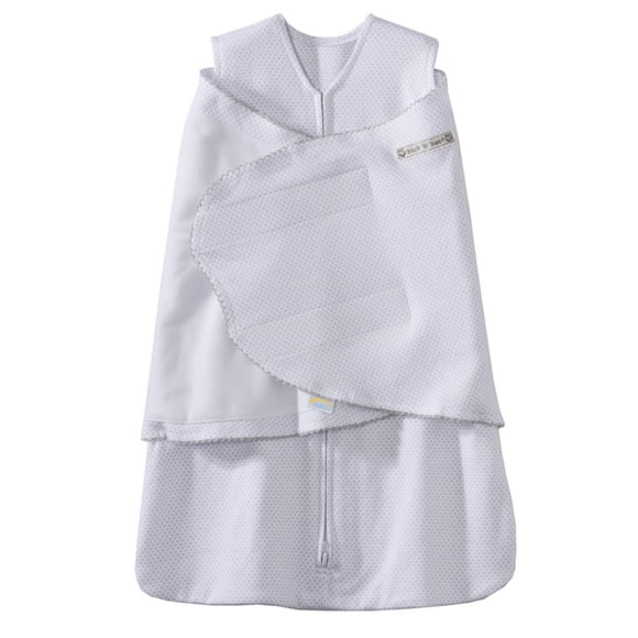 Halo Sleepsack Swaddle 1.5 Tog Silver Pin Dot - Small