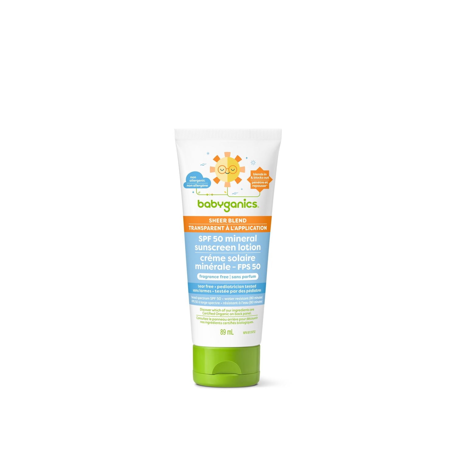 Babyganics Sheer Blend Sunscreen Lotion