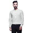 thumbnail image 1 of BESTMAN Kurta-Shirt Court pour Homme, Inde, Imprimé, Manches Longues Retroussables, 1 of 6