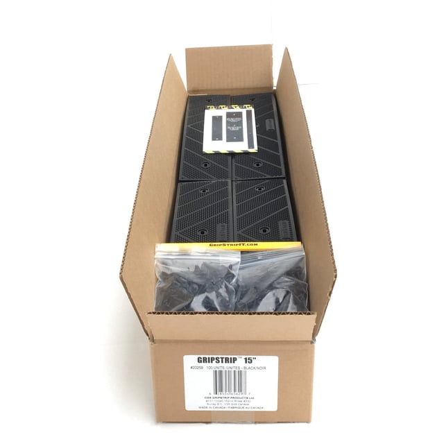 GripStrip Anti Slip 15" x 3.25" Black 100 units