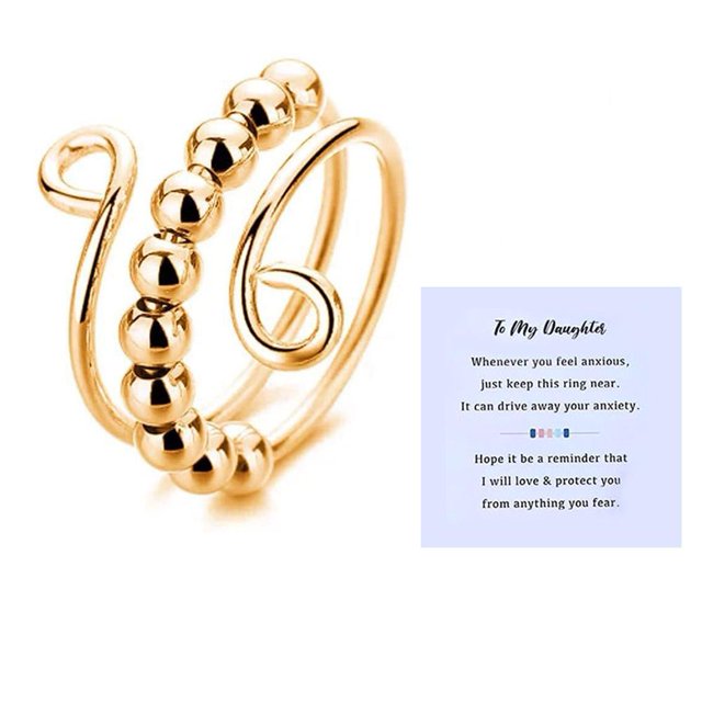 Perles Anti-Stress Fidget 10 Boules Perles Ajustables Ouverture Doigt C4D9