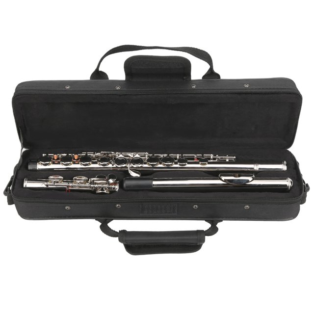 Sophisticated Production Silver Flute, 16 Hole C Flute For Home Beginners Silver