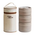thumbnail image 1 of RYGRZJ Round Portable Insulated Lunch Box Thermal Bag for Lunch Picnic Food Storage!, 1 of 5