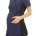 thumbnail image 4 of Scrubstar Women's Maternity Stretch Mock Wrap Scrub Top, 4 of 6