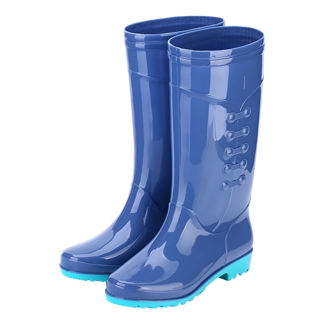 Leutsin Adult High-top Non-slip And Waterproof Rain Boots With Velvet And Wear-resistant