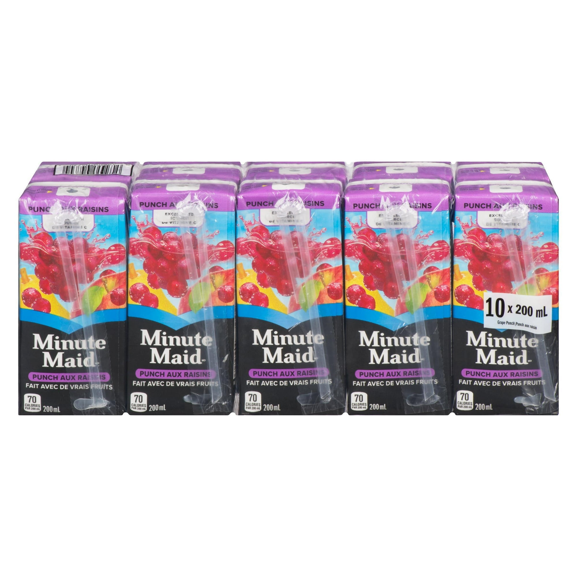 Minute Maid Grape Punch 10x200ml