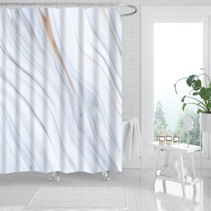 Aidoshy Various Patterns Douche Rideaux de douche Salle de bains Rideaux d'impression numérique Rideaux douche Rideaux en polyester Salle de bain