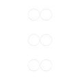 thumbnail image 2 of kurtrusly 2pcs/set Durable And Versatile Floor Protector Rubber Rings For Barstool Base Reliable white 45cm 3Set, 2 of 6