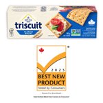 TRISCUIT, Classic Wheat Crackers, Light and Crispy Texture