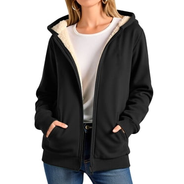 Amzcrzy Veste en Molleton à Fermeture Éclair pour Femmes, Mode Décontractée, Chandails à Capuchon de Couleur Unie pour Femmes, Vestes à Capuche Confortables pour Femmes avec Poches, TG