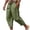 Green, variant on Meichang Men's Capri Pants Big and Tall Elastic Waist Drawstring Beach Trousers Summer Comfy Breathable Straight Leg Pants Blue 5XL