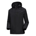 thumbnail image 2 of Windproof Jacket men Fashion Zipper Casual Windproof Waterproof Loose Outwear Jacket Coat, 2 of 9