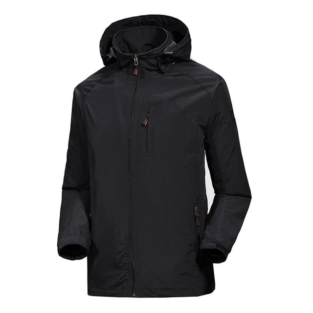 Pisexur Men's Tactical Jacket Stretch Waterproof-Breathlable Rain Jacket Water-Resistant Jacket Soft Shell Winter Coats Military Jacket