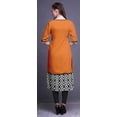 thumbnail image 4 of Bimba Kurtis Droits à Panneaux pour Femmes Robe Kurti Longue Haut Indien Imprimé, 4 of 5
