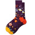 thumbnail image 2 of Agiferg Cosmos Series Star Constellations Female Laughing Socks Astronaut Socks, 2 of 3