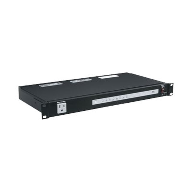 Middle Atlantic Select Series Rackmount PDU with RackLink - Power distribution unit (rack-mountable) - AC 120 V - output connectors: 9 (NEMA 5-15) - United States - black powder coat