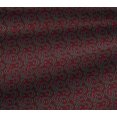 thumbnail image 5 of oneOone Viscose Jersey Fabric Leaves & Swirl Block Printed Craft Fabric BTY 60 Inch Wide, 5 of 5