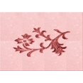 thumbnail image 1 of Ahgly Company Tapis d'Intérieur Rectangulaire Transitionnel Pastel Rouge Rose Lavable à la Machine, 3 Pieds x 5 Pieds, 1 of 7