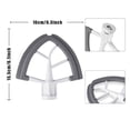 thumbnail image 2 of Tilt-Head Flat Beater Silicone Mixer Paddle Home Replacement for Kitchenaid Kitchen Mixing Attachment Replacement for Kitchenaid 4.5-5QT, 2 of 8