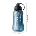 thumbnail image 3 of Sports Water Bottle with Straw | Large Capacity 1500Ml Hydration Bottle | Bpa-Free Plastic Leak-Proof Sport Water Jug with Handle | Portable Drink Container for Gym, Outdoor, Travel, and Home Use, 3 of 6