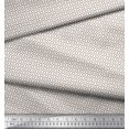 thumbnail image 2 of Soimoi Brown polyester Crepe Fabric Semi Circle Geometric Print Sewing Fabric Yard 52 Inch Wide, 2 of 5