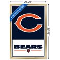 thumbnail image 2 of NFL Chicago Bears - Logo 21 Wall Poster, 22.375" x 34" Framed, 2 of 4