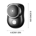 thumbnail image 3 of Heliisoer Electric Shaver For Men,Mini-Shave Portable Electric Shaver Pocket Size Portable Shaver Wet And Dry Mens USB Rechargeable Shaver Charging With 1pc Cutter Head, 3 of 6