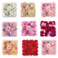 thumbnail image 4 of Premium Silk Roses and Hydrangeas Elegant Artificial Flower Wall Panels, 4 of 9