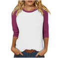 thumbnail image 1 of Birdeem Blouse pour Femmes Mode pour Femmes T-Shirt Imprimé Manches 3/4 Blouse Col Rond Hauts Décontractés, 1 of 12