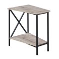 thumbnail image 1 of Convenience Concepts Tucson Wedge End Table in Driftwood Finish, 1 of 3