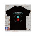 thumbnail image 1 of Steven Wilson & Porcupine Tree The Overview Effect 2025 Tour Official Band Merch Black Bohemian Graphic Tee with Red & Blue Target Design Printed pattern short-sleeved shirt, 1 of 5