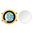 thumbnail image 2 of Abbracc Digital Alarm Clock Digital Clock Waterproof Radio Controlled Alarm Clock with Yellow-White, 2 of 7