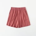 thumbnail image 1 of AherBiu Womens Summer Shorts Loose Fitting Elastic Waisted Comft Soft Shorts Oversized Sleeping Home Shorts, 1 of 7