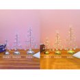 thumbnail image 2 of Amdohai Christmas Tree Lights Metal Spiral Xmas Tree Lamp Desktop Tree Light with Crystal Pendant Decorative Table Lamp Mini Christmas Tree Decoration, 2 of 7