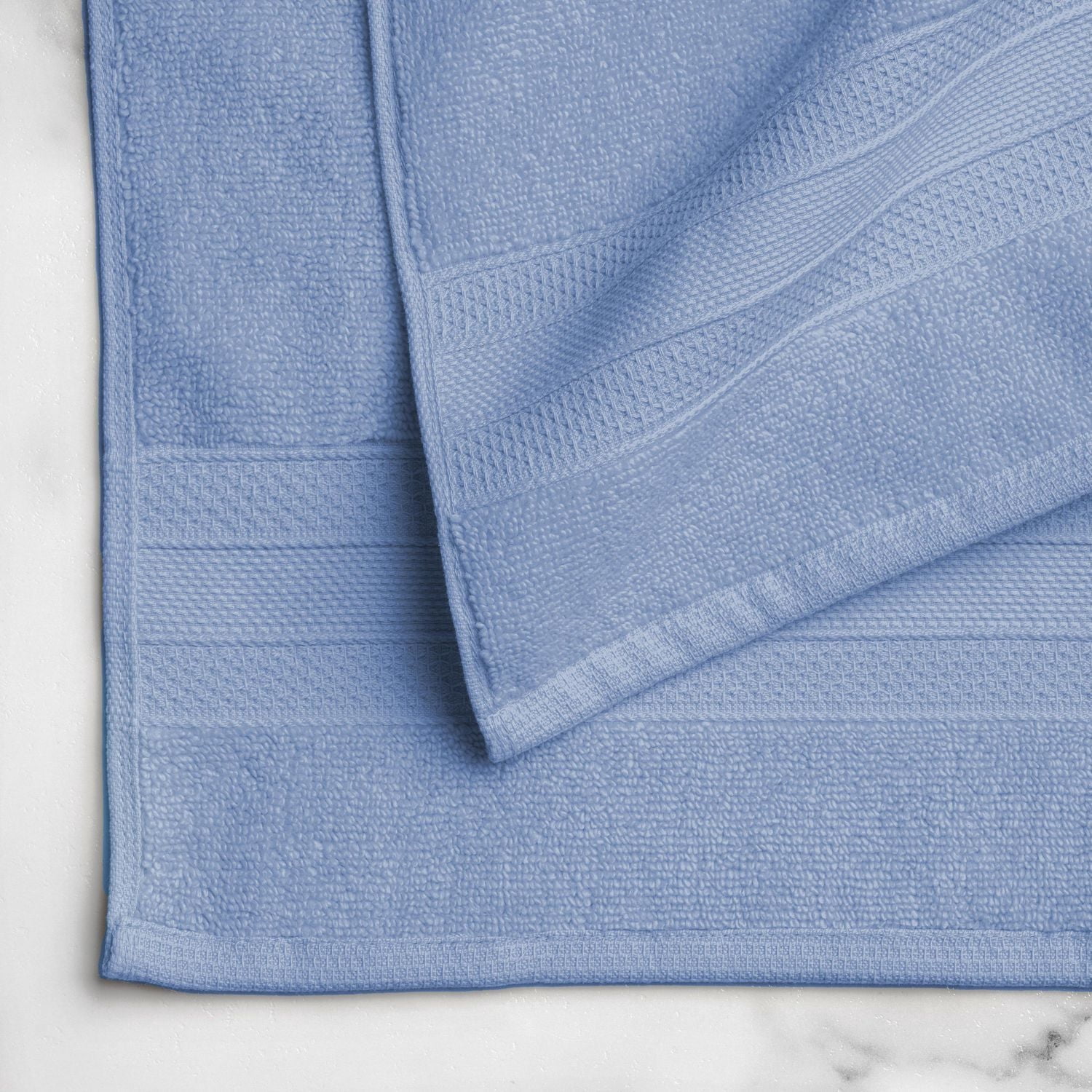 Drap de bain uni 100 % coton Home Trends, 1 pièce, 550 g/m², très absorbant et doux, bleu marine clair