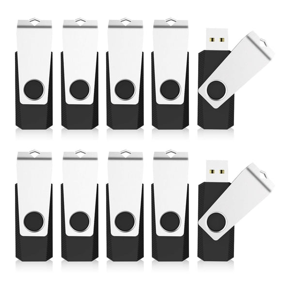 KEXIN 16GB Flash Drive 20 Pack 16g USB Flash Drive Multipack Thumb Drive USB Drives Bulk Flash Drive USB 2.0, Black