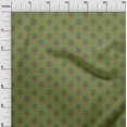 thumbnail image 2 of oneOone Polyester Lycra Fabric Floral & Flying Swan Block Decor Fabric Printed BTY 56 Inch Wide, 2 of 4