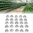 thumbnail image 4 of Flange Nut, Practical High Reliability Stainless Steel Hardware 25Pcs  For Greenhouse Supplies Accessories M6, 4 of 8